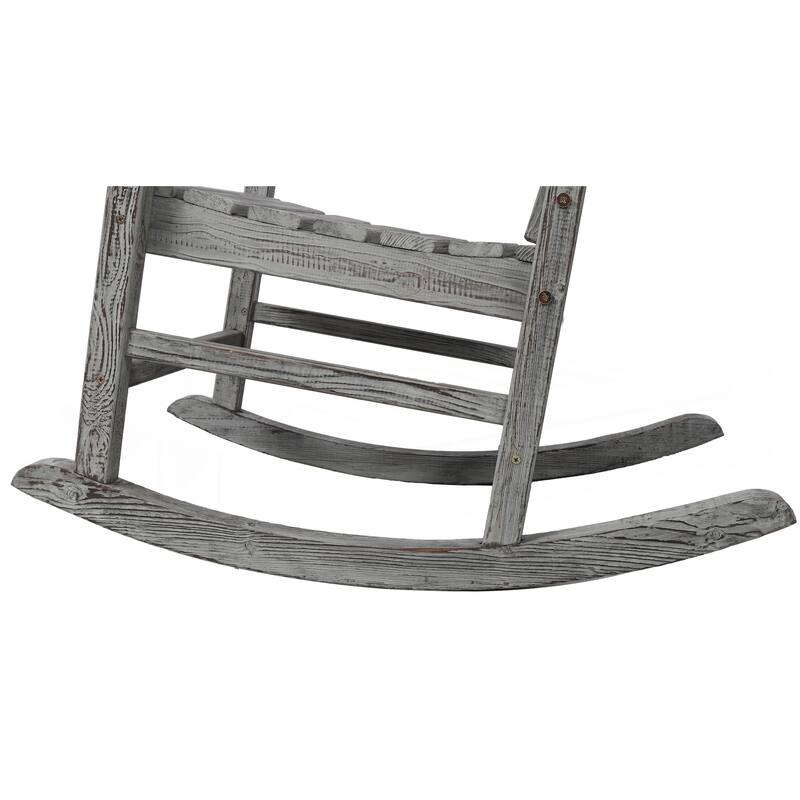 Wooden Oversized Porch Rocker Chair