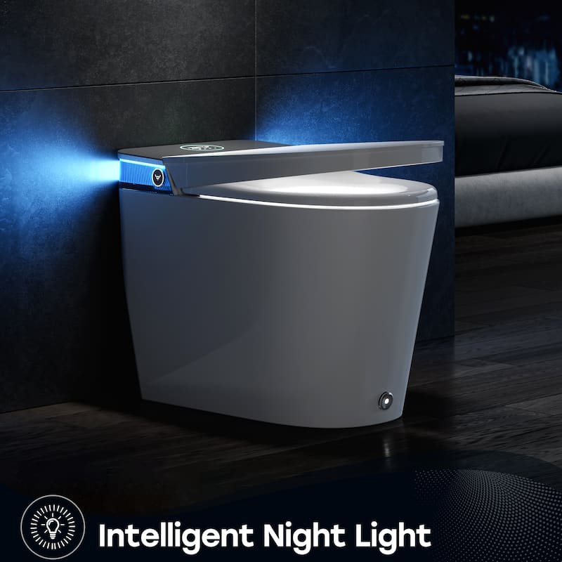 HOROW T38P Advanced ADA Chair Height Elongated Smart Toilet with Auto Open/Close Lid, Instant Warm Water, Heated Seat and Dryer