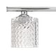 preview thumbnail 8 of 16, Acroma 6-light Modern Statement Crystal Bathroom Vanity Light - 45 inches