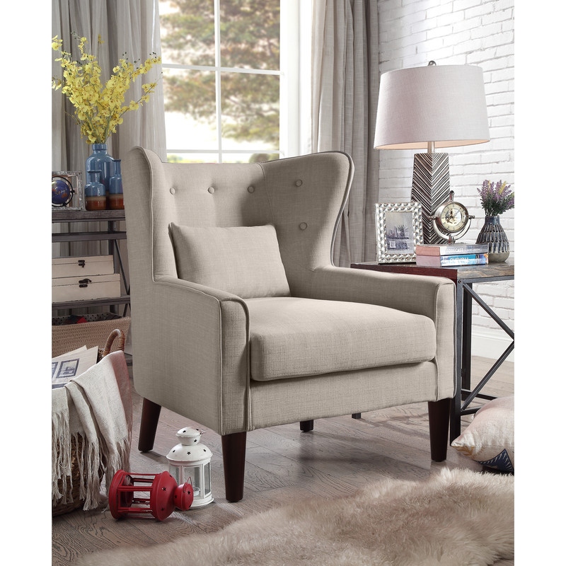 Rosevera vasari tufted store wingback chair