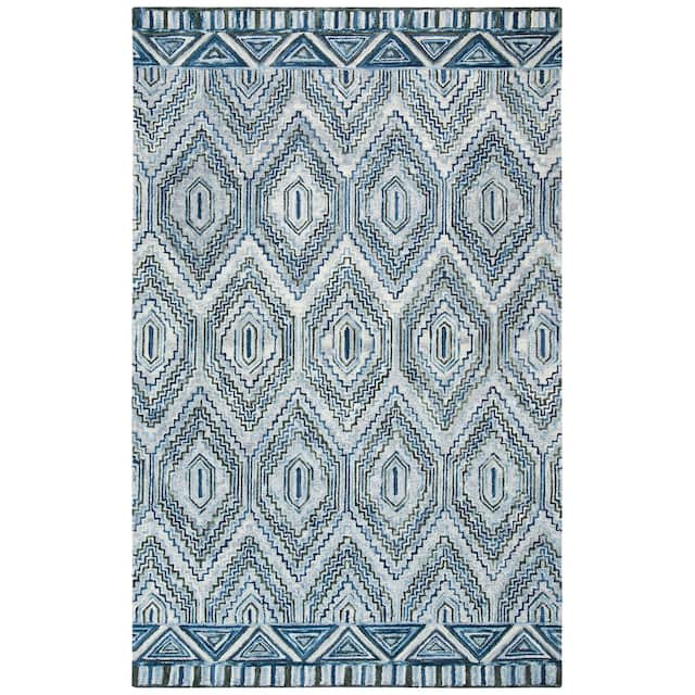SAFAVIEH Adirondack Vera Modern Ombre Distressed Stripe Area Rug