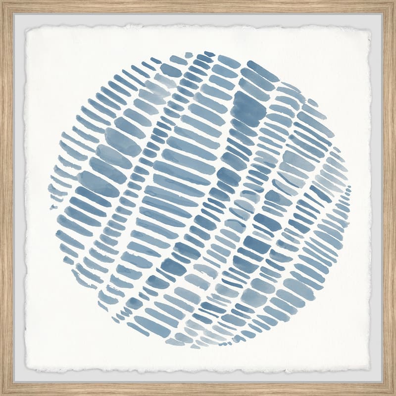 Rustic Blue Wall Art Print - Home Decor Painting, Farmhouse Style Picture for Living Room