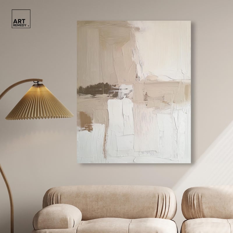 Subtle Earth Tones I Canvas by Art Remedy, Gallery Wrapped