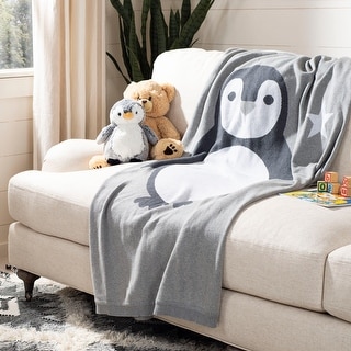 SAFAVIEH Fronnie Penguin Baby Throw Blanket - 32Wx40D