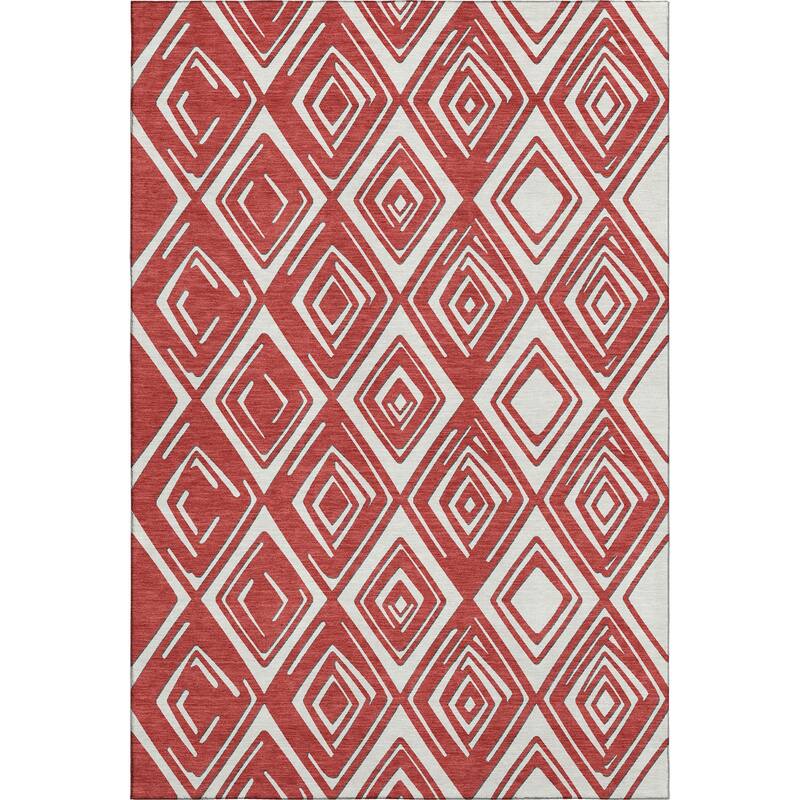 Premium Washable Super Soft Diamond Cascade Mayfield Rug