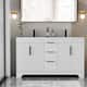 Option White-60"Double Sink