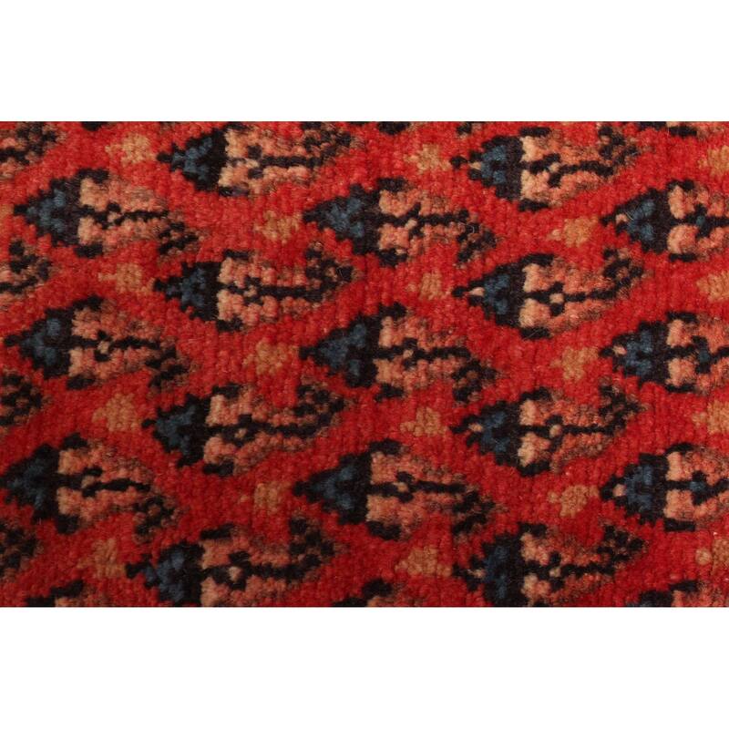 ECARPETGALLERY Hand-knotted Andelz Red Wool Rug - 3'3 x 4'6