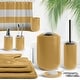 preview thumbnail 11 of 68, Clara Clark 23 Piece Complete Bathroom Accessories Kit With Shower Curtain and Rug Set
