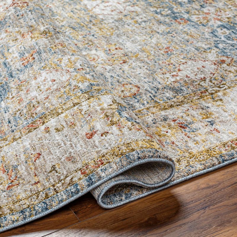 Livabliss Transitional Mona Lisa Medallion Area Rug
