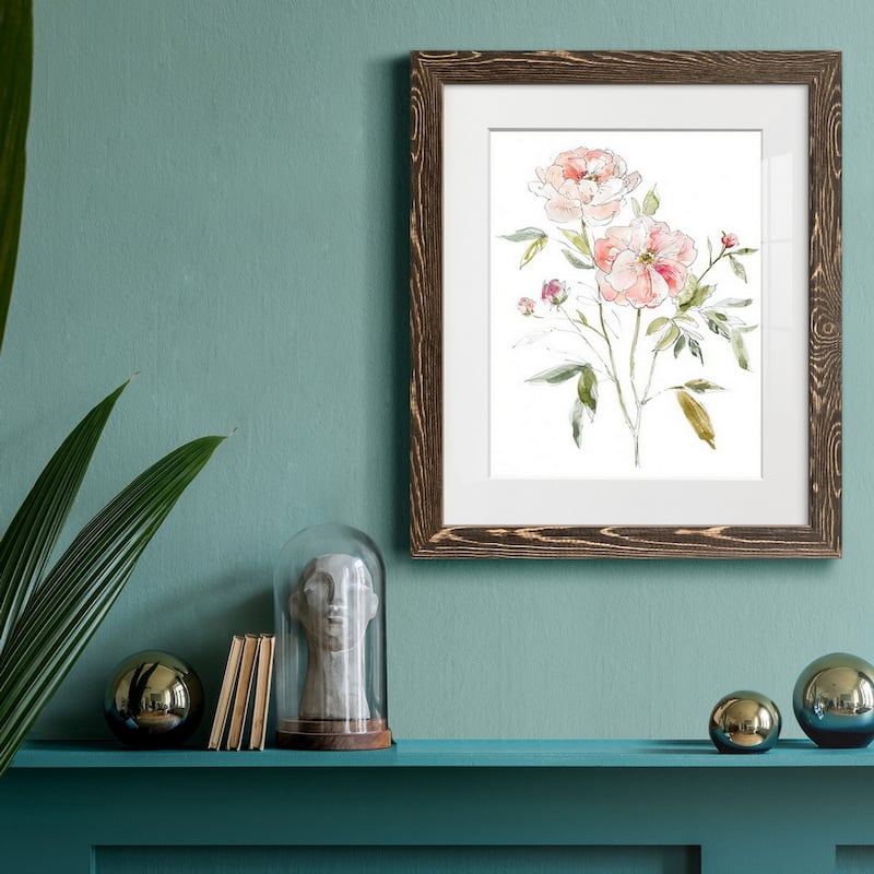 Sketchbook Cottage Rose I-Premium Framed Print - Ready to Hang