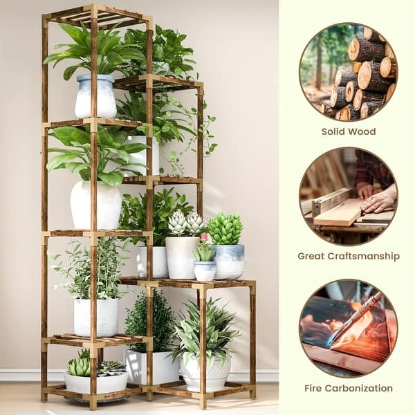Hansabenne Plant Stand Indoor Outdoor Plant Rack Hanging Plant Shelf for  Multiple Plants - Bed Bath & Beyond - 40611302