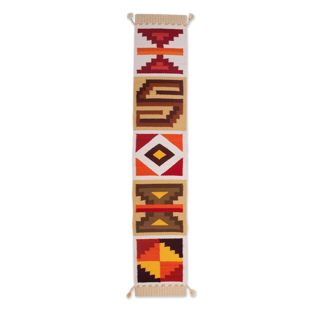 Novica Handmade Style Of The Andes Wool Blend Table Runner