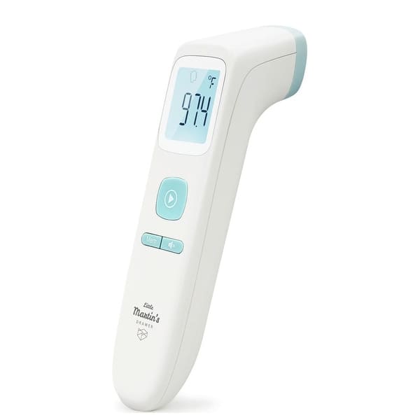 slide 2 of 5, Little Martin's Non-Contact Forehead Infrared Thermometer - Blue Blue
