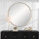 preview thumbnail 4 of 4, Uttermost 09943 Aneta 60" Diameter Circular Beveled Accent Mirror