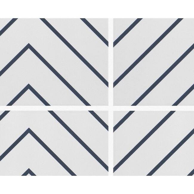 Shaw 436TS Enrich - 8" x 8" Square Floor and Wall Tile - Matte Visual - Indigo