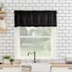 No. 918 Martine Microfiber Semi-Sheer Rod Pocket Kitchen Curtain Valance and Tiers Set