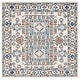 preview thumbnail 4 of 7, SAFAVIEH Tulum Libusa Boho Rug 6'7" Square - Ivory Grey/Blue Rust - Square