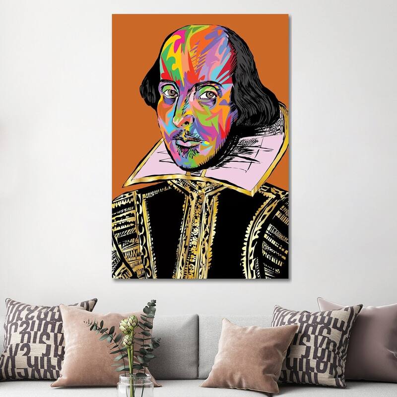 iCanvas "Shakespeare" by TECHNODROME1 Canvas Print
