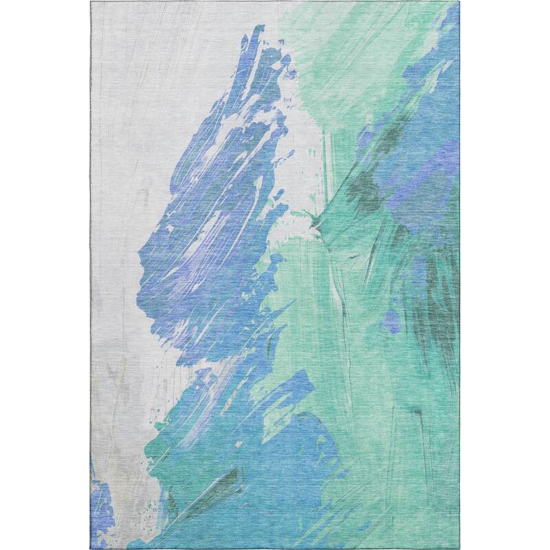Premium Washable Super Soft Modern Brushstrokes Mayfield Rug