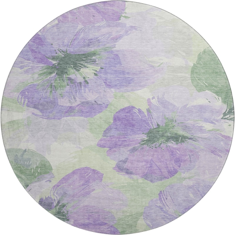 Premium Washable Super Soft Contemporary Floral Mayfield Rug