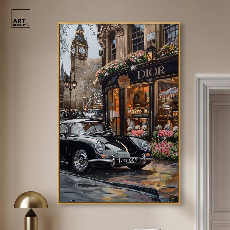A View of London from the Car Canvas by Art Remedy