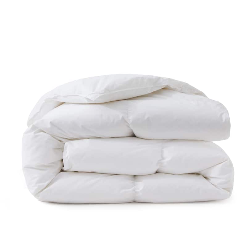 All Season Premium Goose Feather Duvet Insert with 100% Cotton Cover