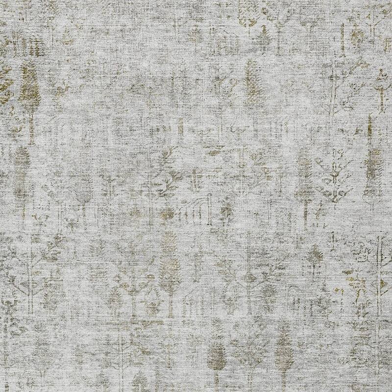 HomeRoots Floral Transitional Rectangle Outdoor Rug