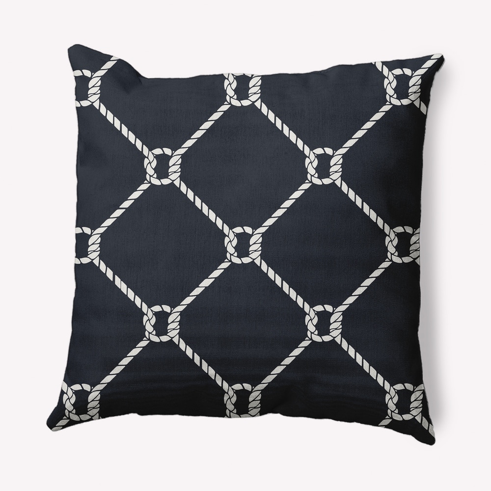 Ahoy Nautical Decorative Indoor Pillow