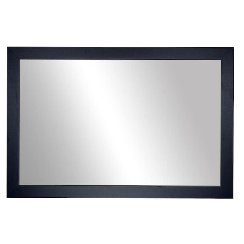Frame My Mirror Brushed Chrome Framed Vanity Mirror, Meade Design