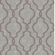 preview thumbnail 4 of 3, Seabrook Designs Arlie Classical Trellis Unpasted Wallpaper 20.5 in. W x 33 ft. L - Metallic Grey & Grape