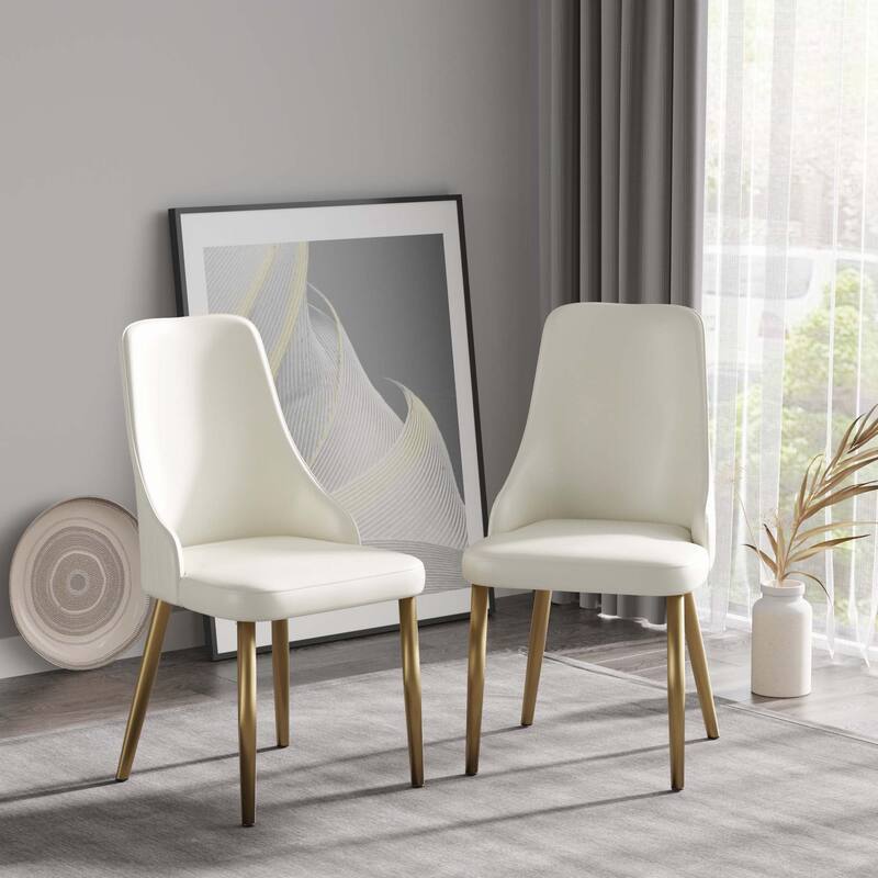 Pu Sponge-Filled Dining Chair(Set Of 2)