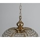 preview thumbnail 8 of 33, Retro French 4/5-Light Antique Brass Globe Crystal Chandelier Kitchen Island Pendant
