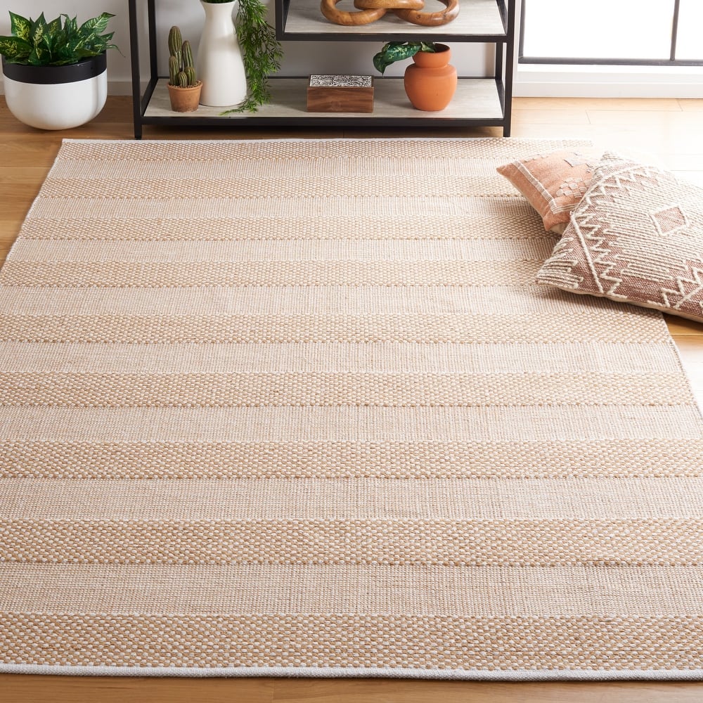 SAFAVIEH Handmade Flatweave Striped Kilim Shayna Cotton Rug