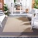 preview thumbnail 7 of 133, SAFAVIEH Courtyard Sherrie Border Indoor/ Outdoor Waterproof Patio Backyard Rug
