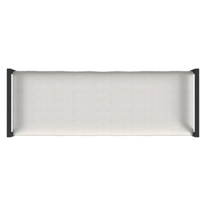 HomePop Modern Metal Bench