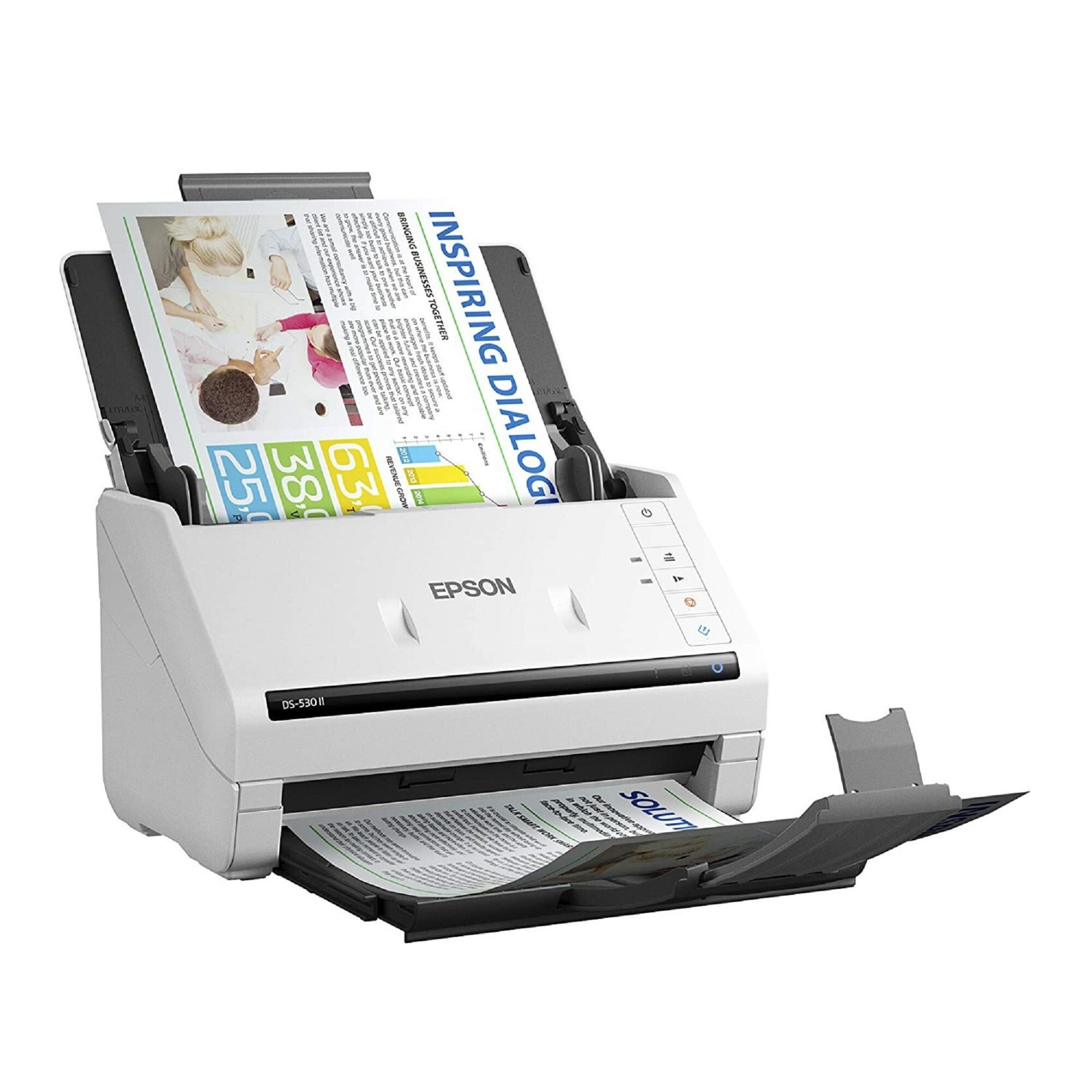 Epson DS-530 II Color Duplex Document Scanner - White