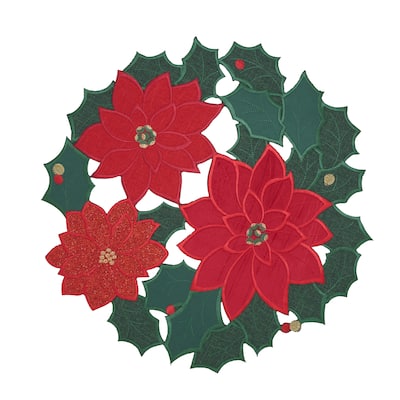 Winter Bloom Placemat (Set of 4) - 15"x15"