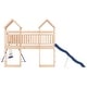 preview thumbnail 18 of 19, vidaXL Swing Set Outdoor Backyard Wooden Playground Equipment for Kids Age 3-8