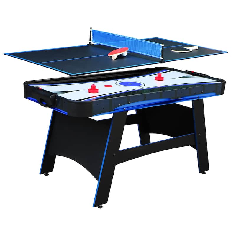 Hathaway Bandit 5-ft Air Hockey Table with Table Tennis Top