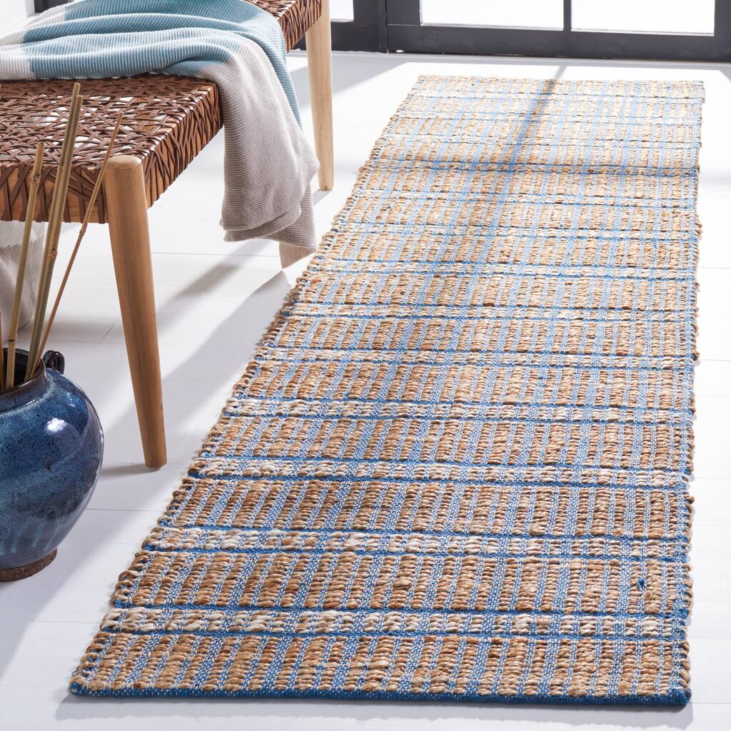SAFAVIEH Handmade Natural Fiber Undis Geometric Seagrass Rug
