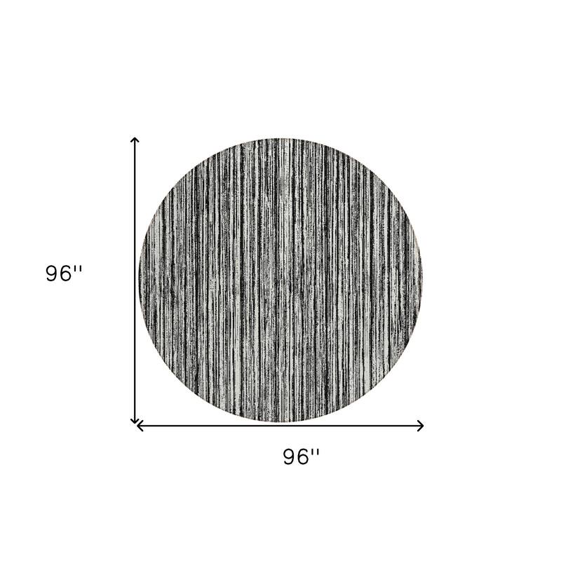 HomeRoots Striped Transitional Rectangle Outdoor Rug