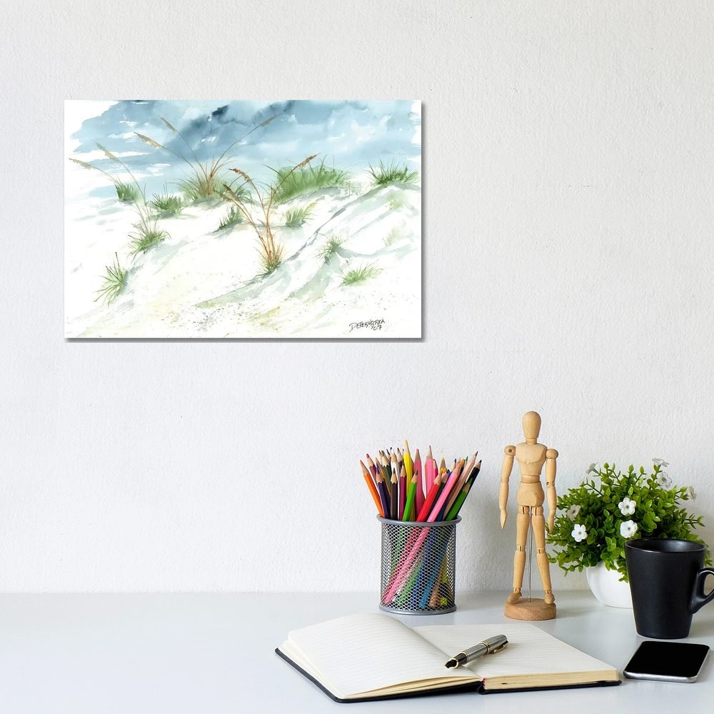 iCanvas "Sand Dunes Beach Painting" by Derek McCrea Canvas Print