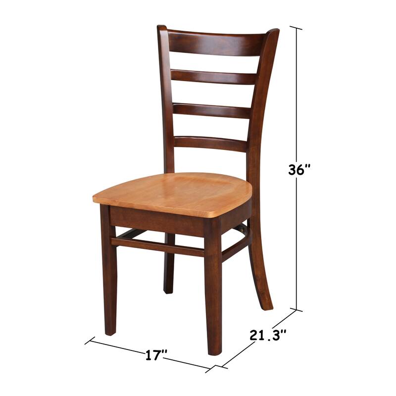 International Concepts Emily Side Chairs - Set of 2