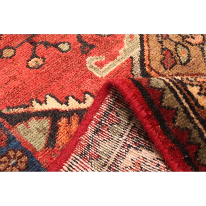 ECARPETGALLERY Hand-knotted Konya Anatolian Red Wool Rug - 3'7 x 7'5