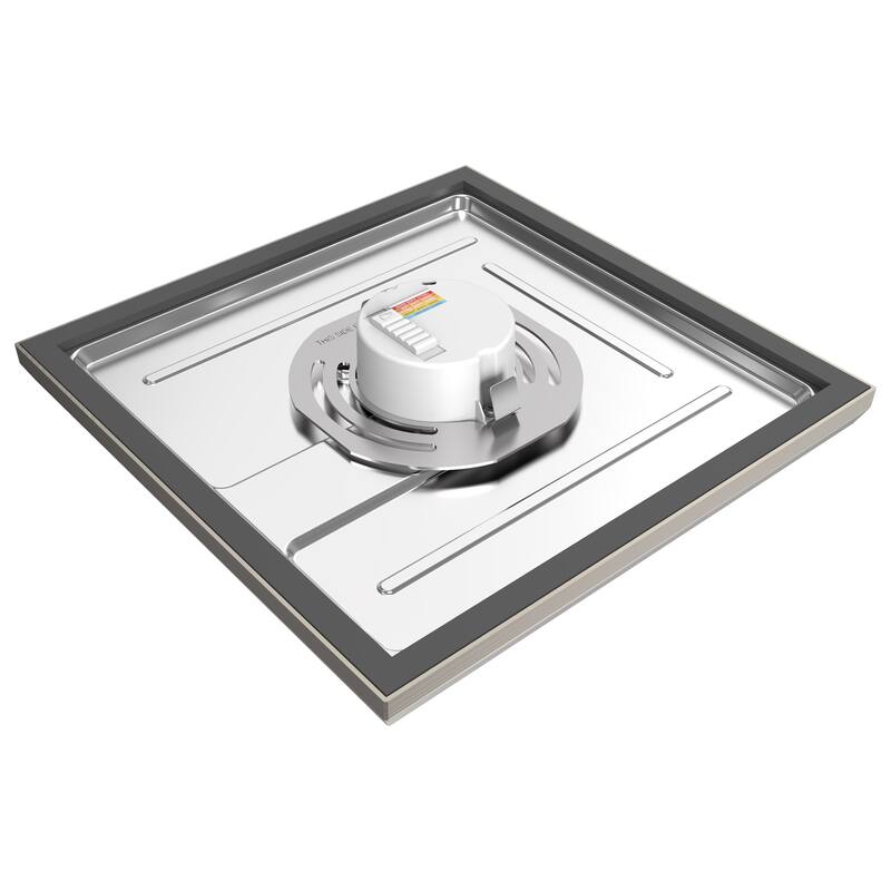 Blink Pro 13W 9in LED Fixture CCT Selectable Square Shape Brushed Nickel Finish 120V - Brushed Nickel