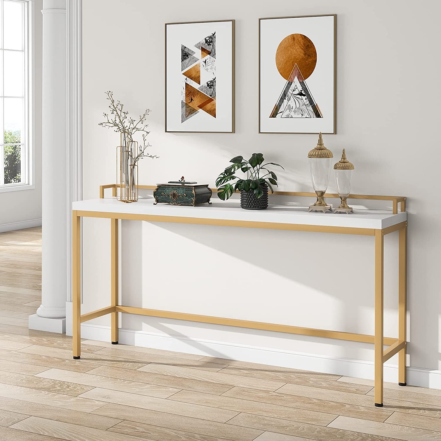 Long thin shop sofa table