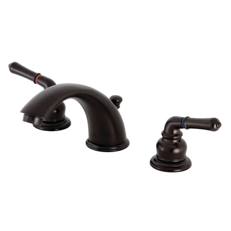 Kingston Brass Magellan 1.2 GPM Widespread Bathroom Faucet with Pop-Up - Oil Rubbed Bronze