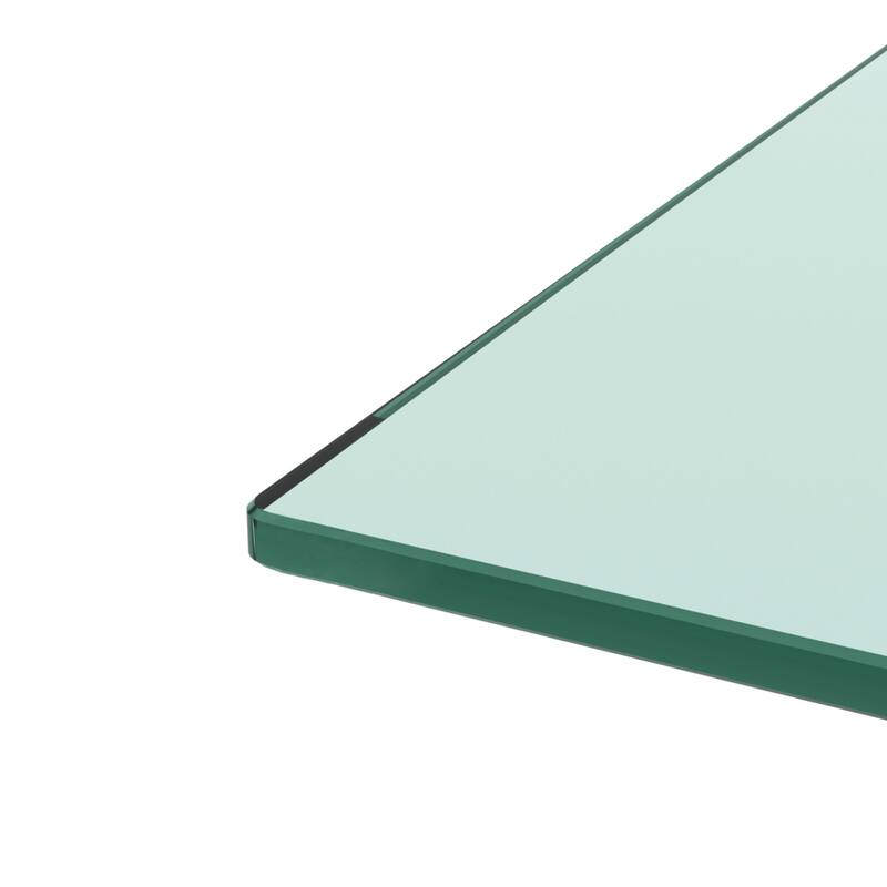 39"Rectangle Glass Coffee Table
