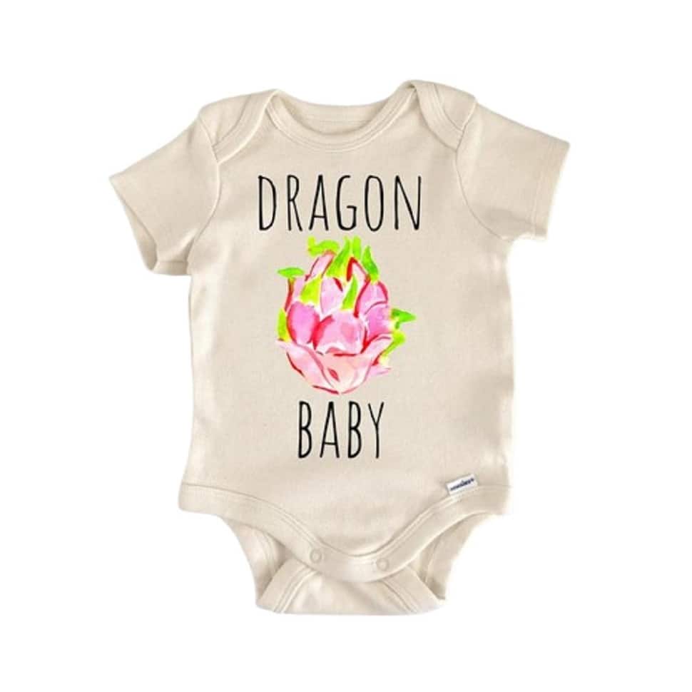 Dragon Fruit Fantasy - Baby Boy Girl Clothes Infant Bodysuit Funny Cute