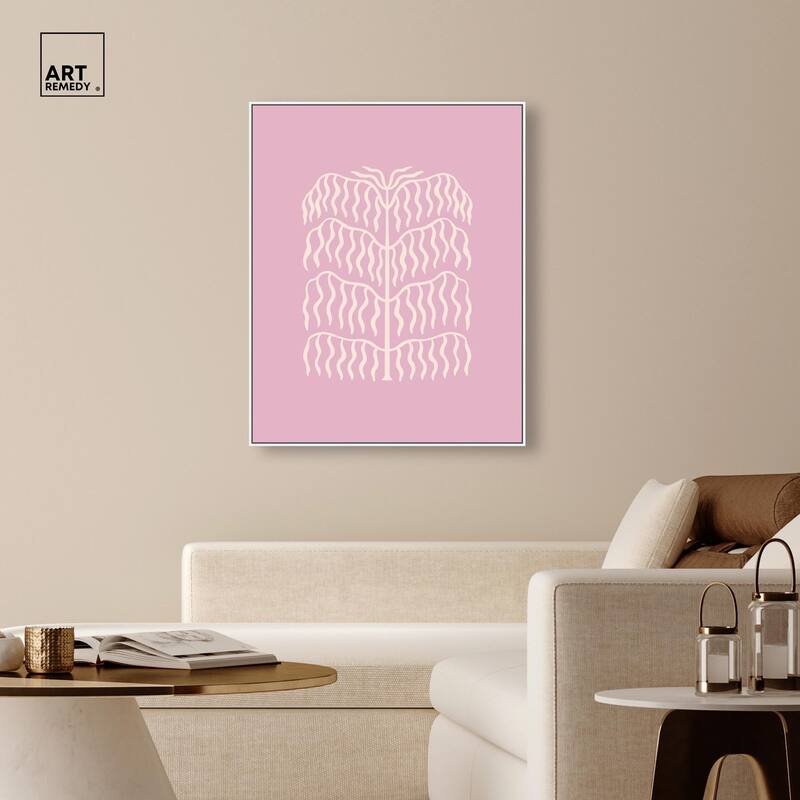 Lavender Mauve Canvas by Art Remedy